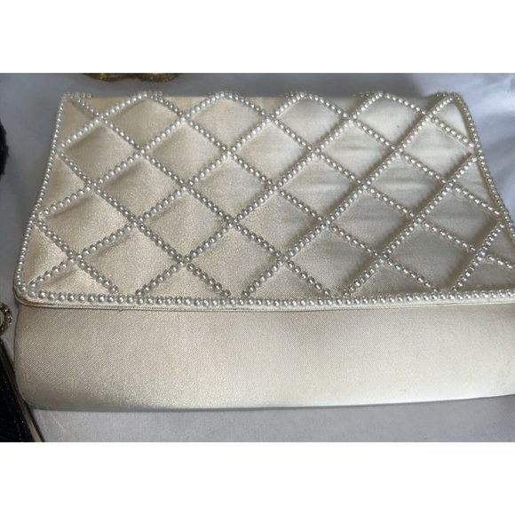 Collection of 7 Small Beaded Purses Fancy Formal Cocktail Wedding Prom - Picture 8 of 15